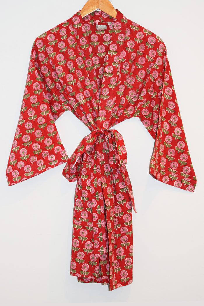 Kerala Short Robe | Daisies