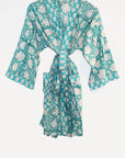 Kerala Short Robe | Lagoon