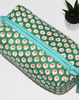 Medium Waterproof Toiletry Bag | Mini Suns Green