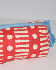 Small Waterproof Travel Pouch | Dot Dash Poppy