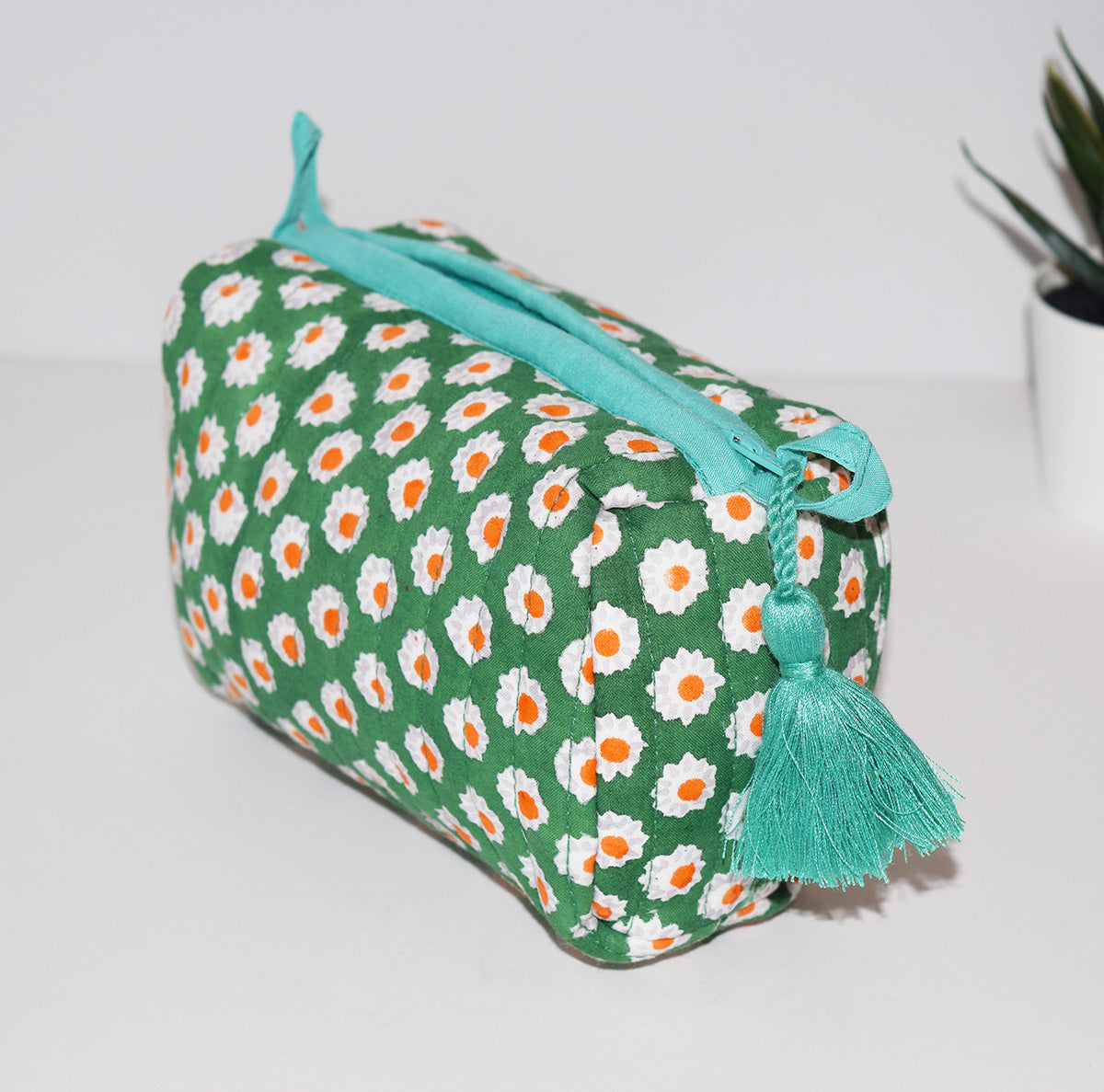 Small Waterproof Travel Pouch | Mini Suns Green
