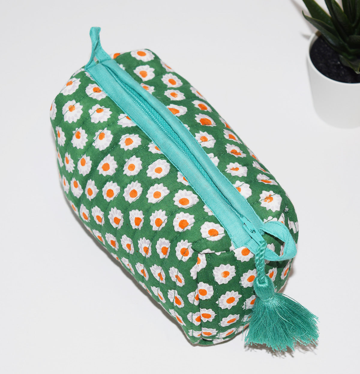 Small Waterproof Travel Pouch | Mini Suns Green
