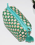 Small Waterproof Travel Pouch | Mini Suns Green