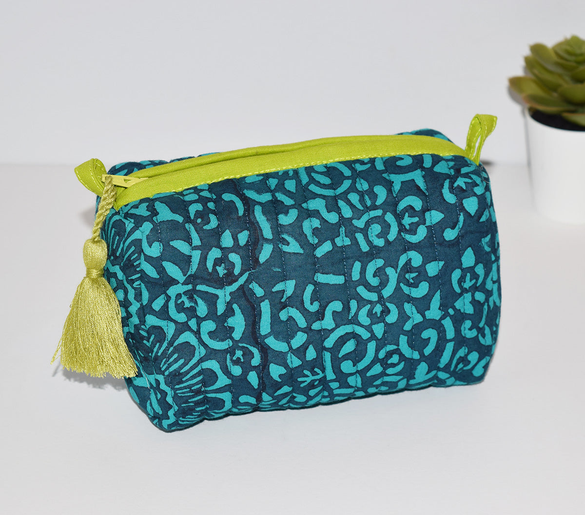 Small Waterproof Travel Pouch | Koko Floral Twilight