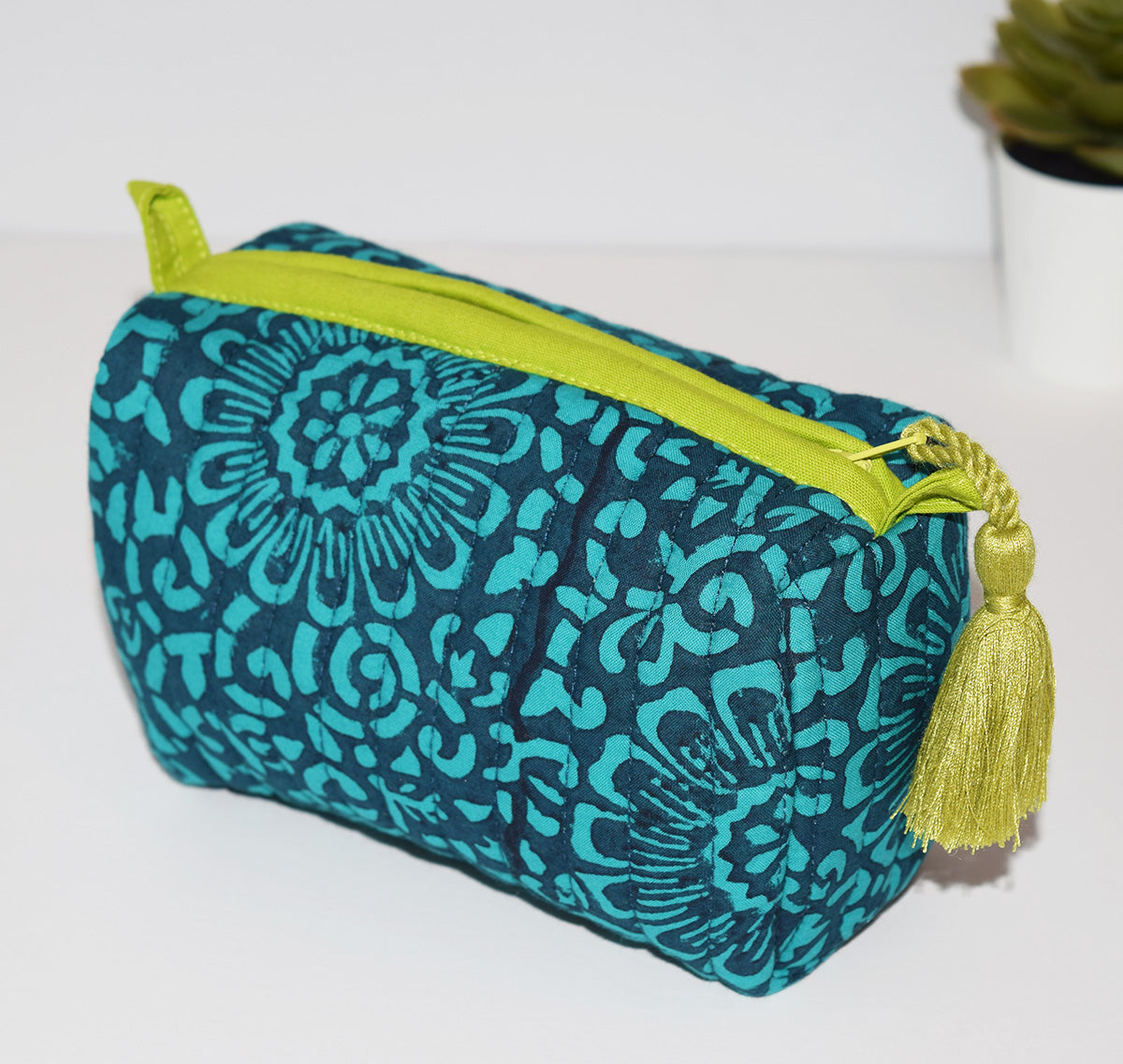 Small Waterproof Travel Pouch | Koko Floral Twilight