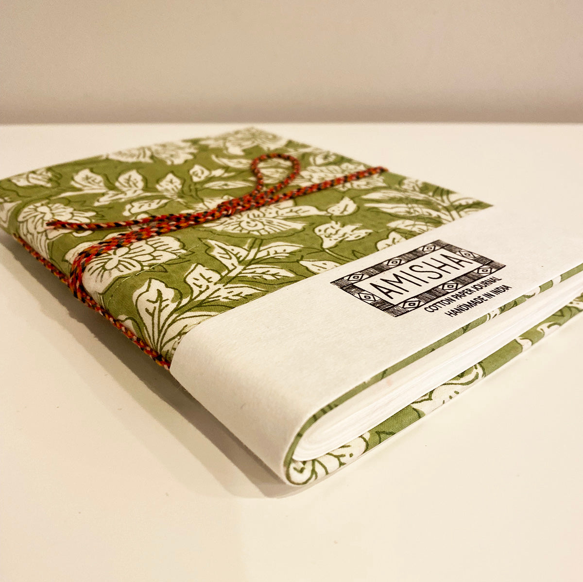 Handmade Paper Medium Journal | Green