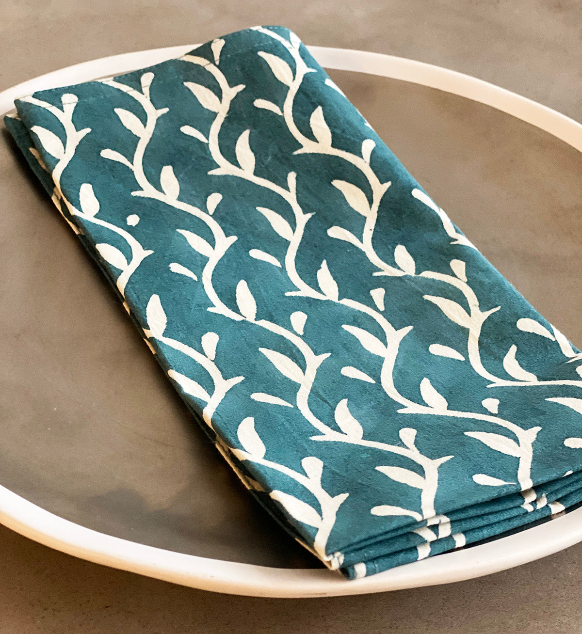 Set of 4 Cotton Napkins | Vines Forest