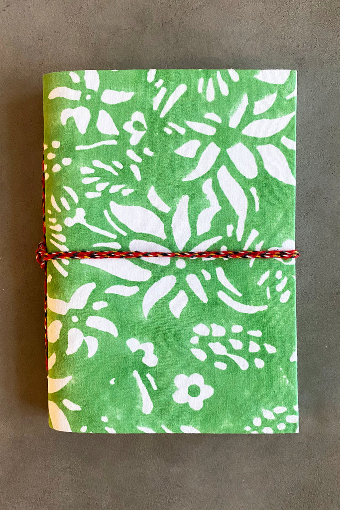 Handmade Paper Medium Journal | Flora Green