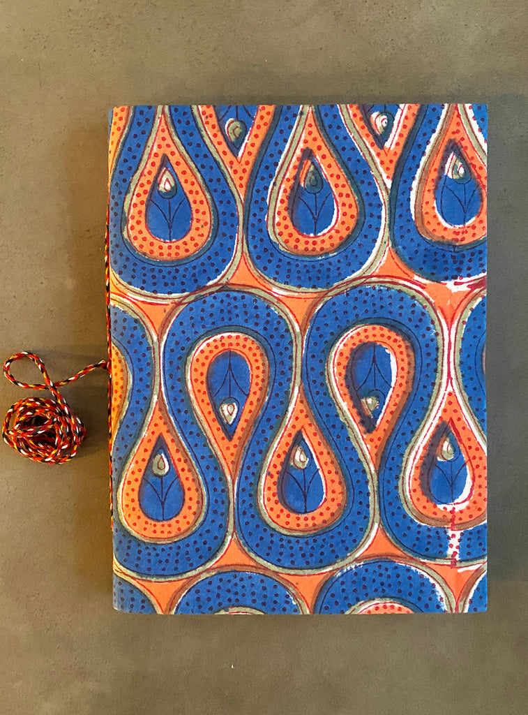 Handmade Paper Large Journal | Snake Flower
