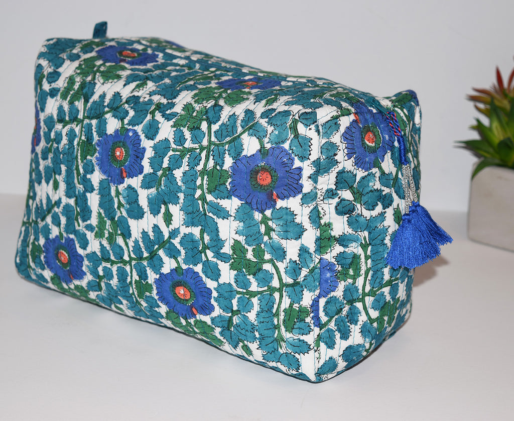Jumbo Waterproof Toiletry Bag | Flower Garden