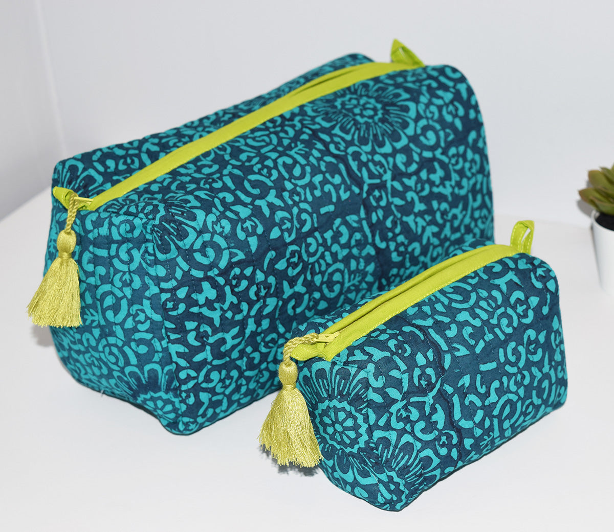 Amisha | Small Waterproof Travel Pouch | Koko Floral Twilight