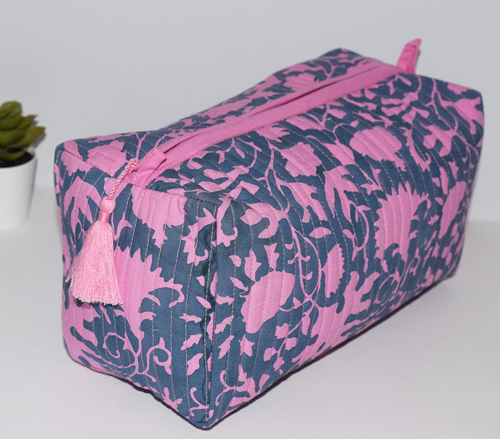 Large Waterproof Toiletry Bag | Shadow Floral Midnight