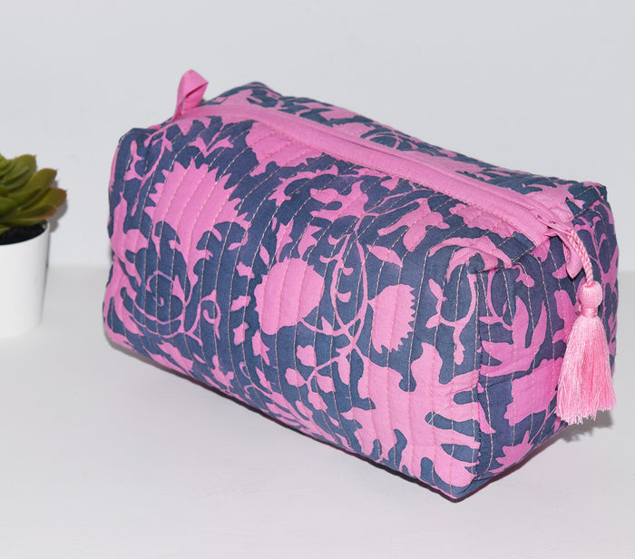 Medium Waterproof Toiletry Bag | Shadow Floral Midnight