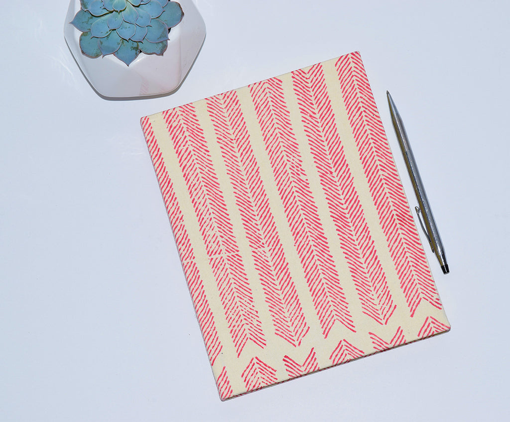 Handmade Paper Hardcover Journal | Aiko Tomato