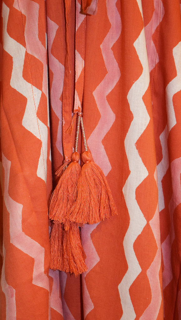 Amisha Short Kaftan | Geri Coral