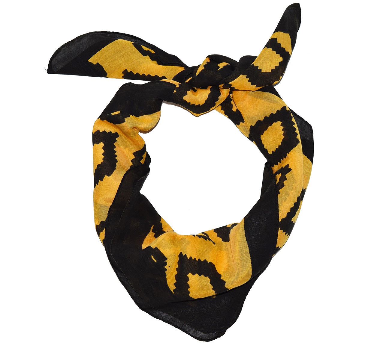 Cotton Silk Square Scarf | Bali Primrose